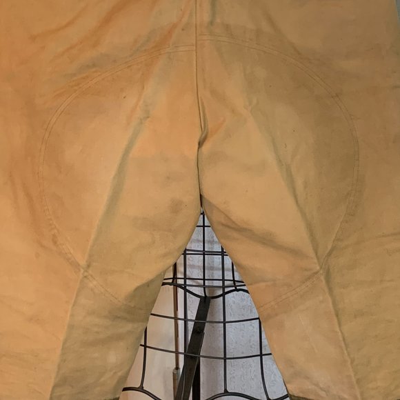 MENS - sz 36x29 VINTAGE 1950/1960s Field and Fireside brush canvas hunting pants - Picture 8 of 16